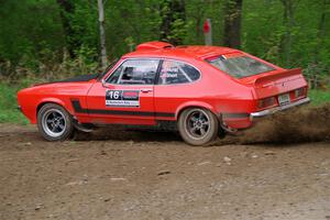 Mike Hurst / Randall Short Ford Capri on SS2, Kabekona I.