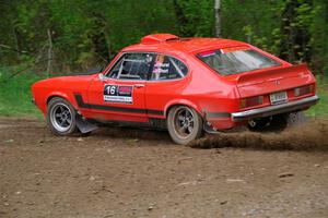 Mike Hurst / Randall Short Ford Capri on SS2, Kabekona I.