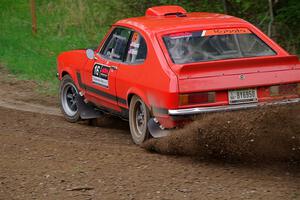 Mike Hurst / Randall Short Ford Capri on SS2, Kabekona I.