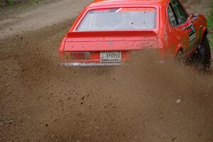 Mike Hurst / Randall Short Ford Capri on SS2, Kabekona I.
