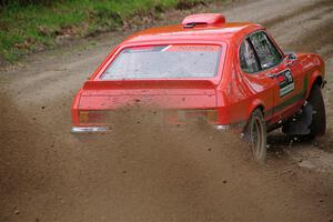 Mike Hurst / Randall Short Ford Capri on SS2, Kabekona I.