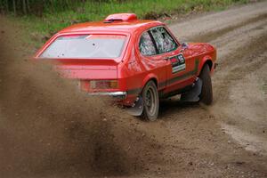 Mike Hurst / Randall Short Ford Capri on SS2, Kabekona I.