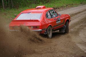 Mike Hurst / Randall Short Ford Capri on SS2, Kabekona I.