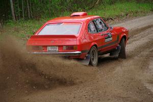 Mike Hurst / Randall Short Ford Capri on SS2, Kabekona I.