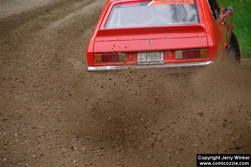 Mike Hurst / Randall Short Ford Capri on SS2, Kabekona I.