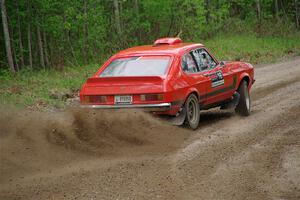 Mike Hurst / Randall Short Ford Capri on SS2, Kabekona I.