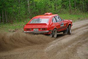 Mike Hurst / Randall Short Ford Capri on SS2, Kabekona I.
