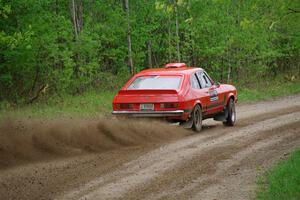 Mike Hurst / Randall Short Ford Capri on SS2, Kabekona I.