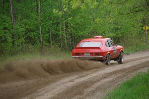 Mike Hurst / Randall Short Ford Capri on SS2, Kabekona I.
