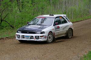Aidan Hicks / John Hicks Subaru Impreza Wagon on SS2, Kabekona I.