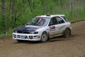 Aidan Hicks / John Hicks Subaru Impreza Wagon on SS2, Kabekona I.