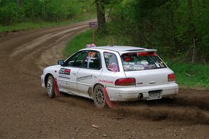 Aidan Hicks / John Hicks Subaru Impreza Wagon on SS2, Kabekona I.