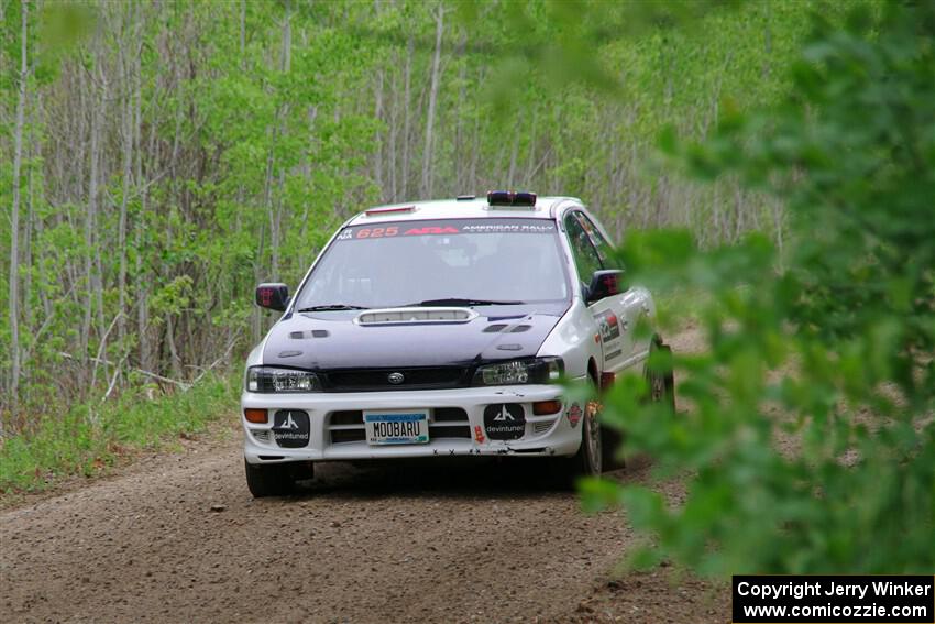 Aidan Hicks / John Hicks Subaru Impreza Wagon on SS2, Kabekona I.