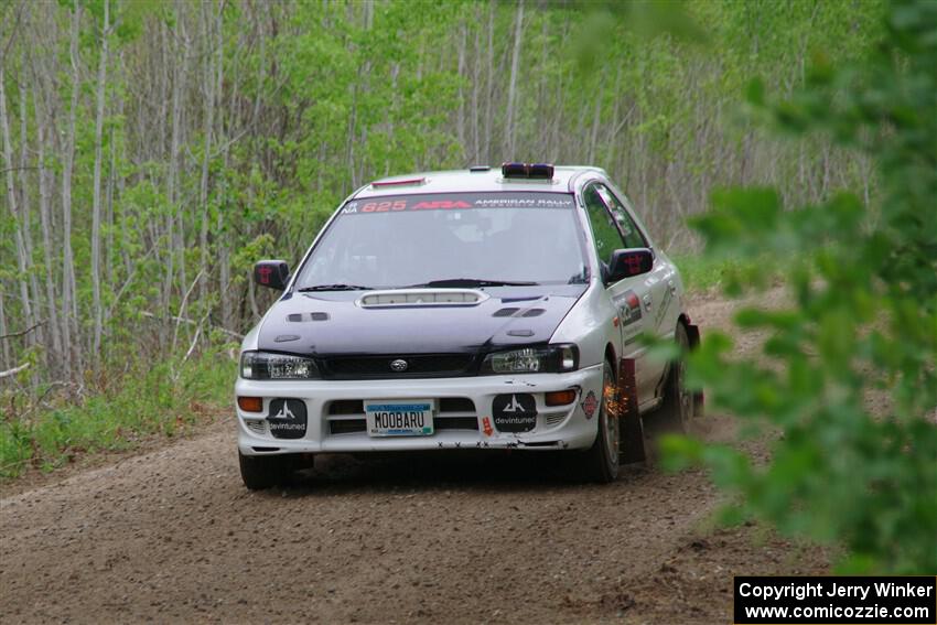 Aidan Hicks / John Hicks Subaru Impreza Wagon on SS2, Kabekona I.