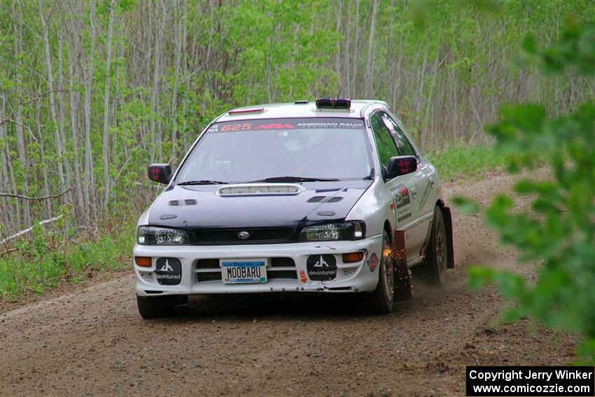 Aidan Hicks / John Hicks Subaru Impreza Wagon on SS2, Kabekona I.