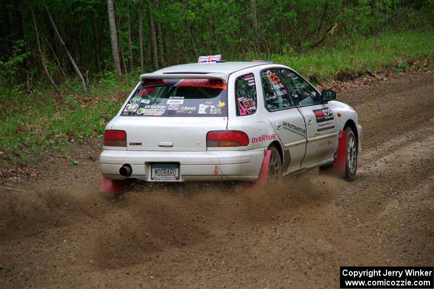 Aidan Hicks / John Hicks Subaru Impreza Wagon on SS2, Kabekona I.