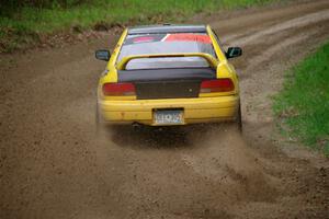 Steve Gingras / Katie Gingras Subaru Impreza on SS2, Kabekona I.