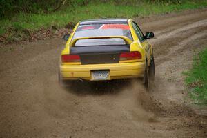 Steve Gingras / Katie Gingras Subaru Impreza on SS2, Kabekona I.