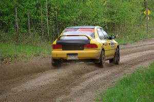 Steve Gingras / Katie Gingras Subaru Impreza on SS2, Kabekona I.