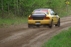 Steve Gingras / Katie Gingras Subaru Impreza on SS2, Kabekona I.
