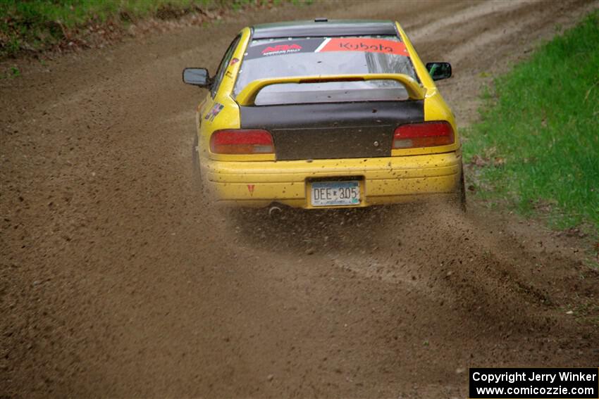 Steve Gingras / Katie Gingras Subaru Impreza on SS2, Kabekona I.