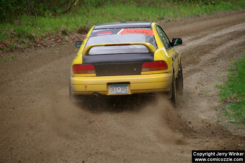 Steve Gingras / Katie Gingras Subaru Impreza on SS2, Kabekona I.