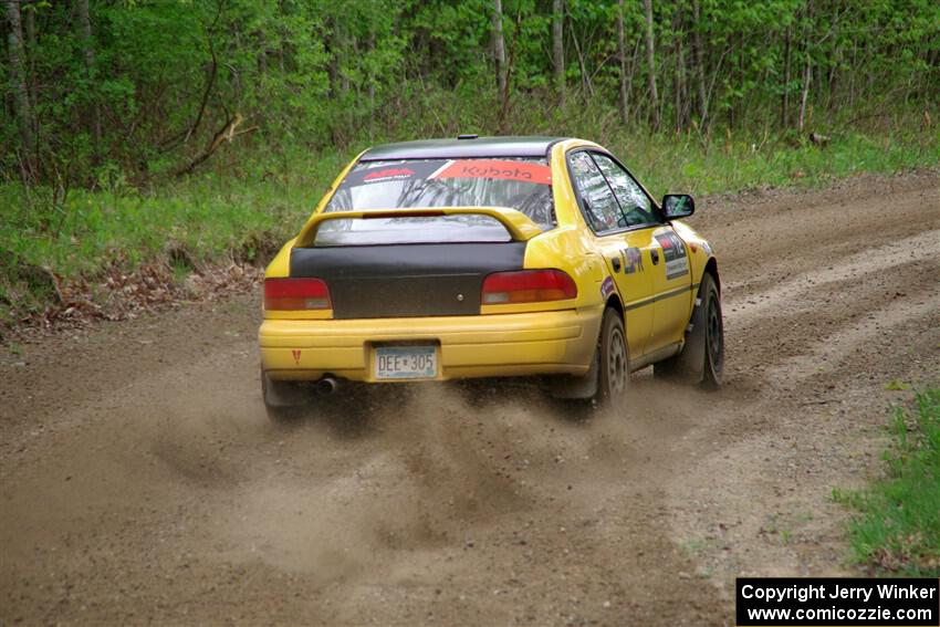 Steve Gingras / Katie Gingras Subaru Impreza on SS2, Kabekona I.