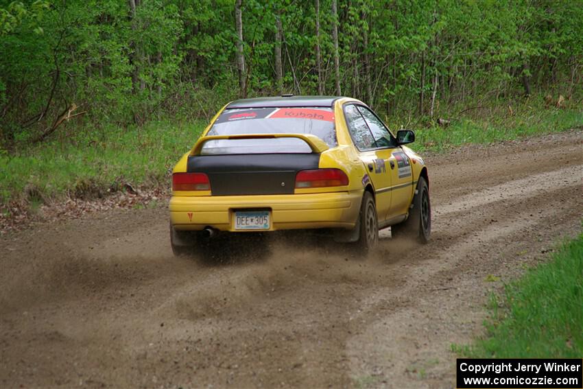 Steve Gingras / Katie Gingras Subaru Impreza on SS2, Kabekona I.