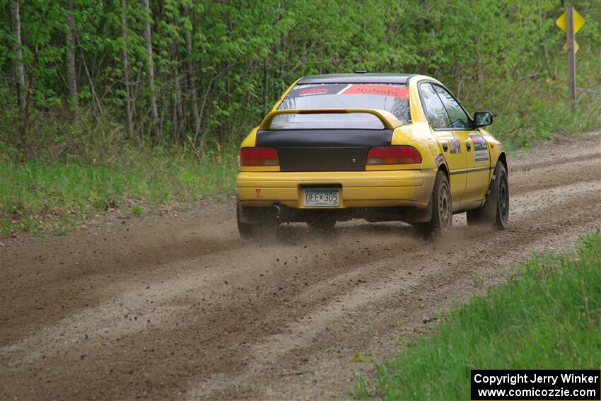 Steve Gingras / Katie Gingras Subaru Impreza on SS2, Kabekona I.
