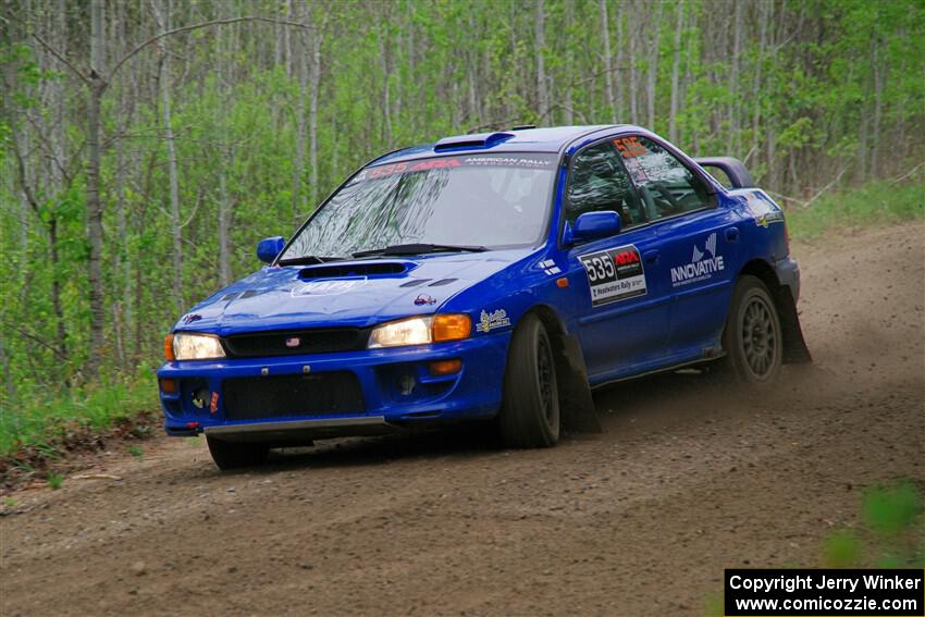Connor Himes / Elliot Prusi Subaru Impreza on SS2, Kabekona I.
