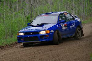 Connor Himes / Elliot Prusi Subaru Impreza on SS2, Kabekona I.