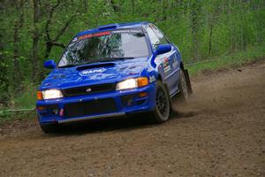Connor Himes / Elliot Prusi Subaru Impreza on SS2, Kabekona I.