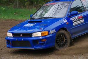 Connor Himes / Elliot Prusi Subaru Impreza on SS2, Kabekona I.