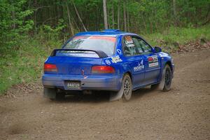Connor Himes / Elliot Prusi Subaru Impreza on SS2, Kabekona I.