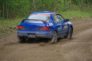 Connor Himes / Elliot Prusi Subaru Impreza on SS2, Kabekona I.