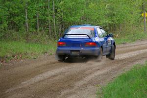 Connor Himes / Elliot Prusi Subaru Impreza on SS2, Kabekona I.