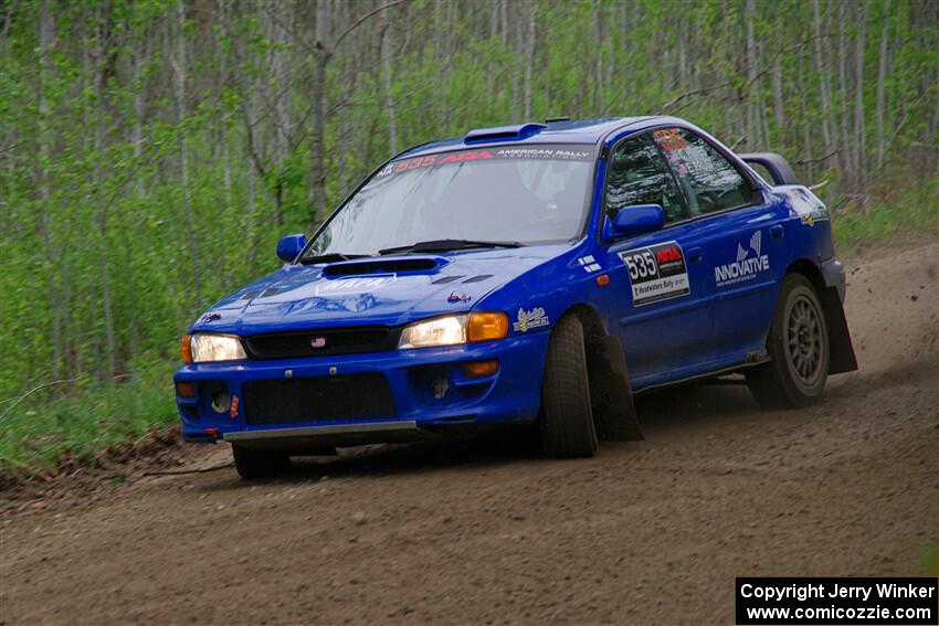 Connor Himes / Elliot Prusi Subaru Impreza on SS2, Kabekona I.