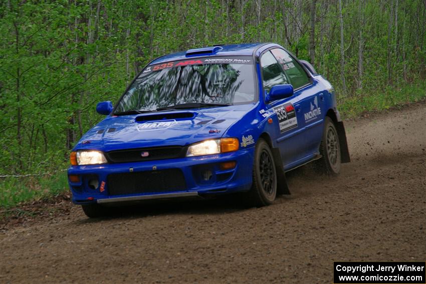 Connor Himes / Elliot Prusi Subaru Impreza on SS2, Kabekona I.