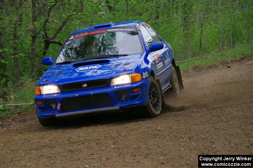 Connor Himes / Elliot Prusi Subaru Impreza on SS2, Kabekona I.