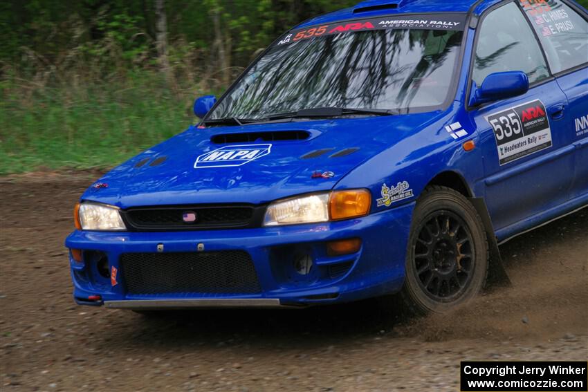 Connor Himes / Elliot Prusi Subaru Impreza on SS2, Kabekona I.