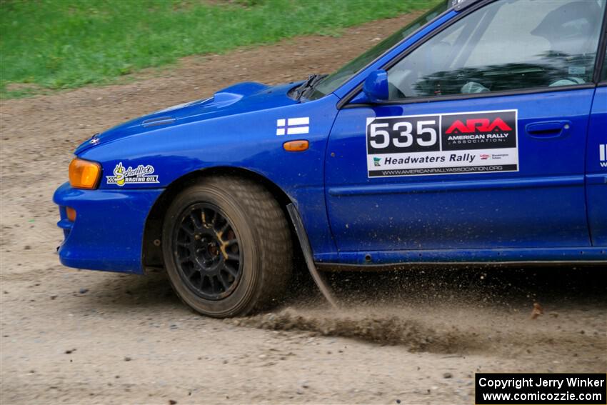 Connor Himes / Elliot Prusi Subaru Impreza on SS2, Kabekona I.