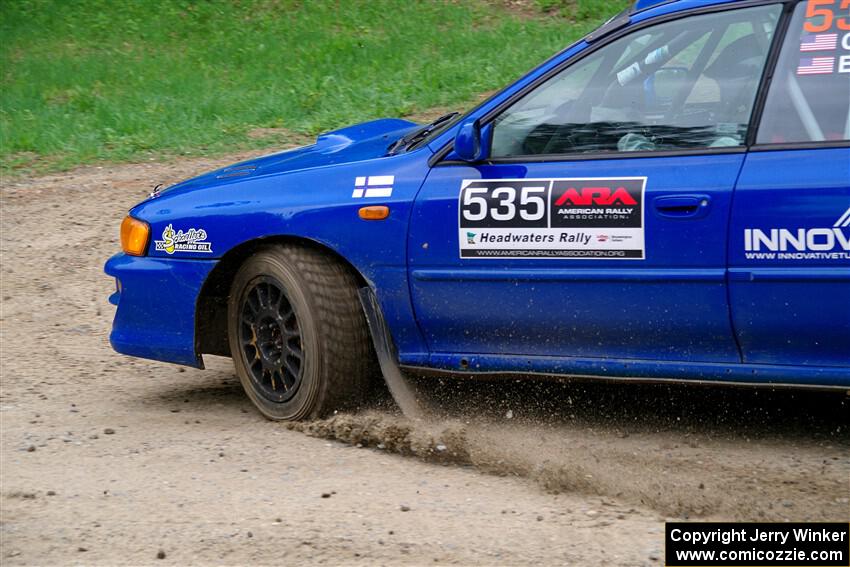 Connor Himes / Elliot Prusi Subaru Impreza on SS2, Kabekona I.
