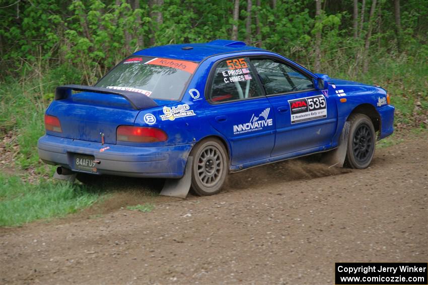 Connor Himes / Elliot Prusi Subaru Impreza on SS2, Kabekona I.
