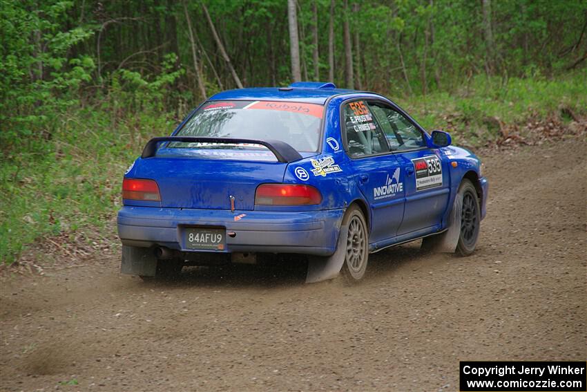 Connor Himes / Elliot Prusi Subaru Impreza on SS2, Kabekona I.