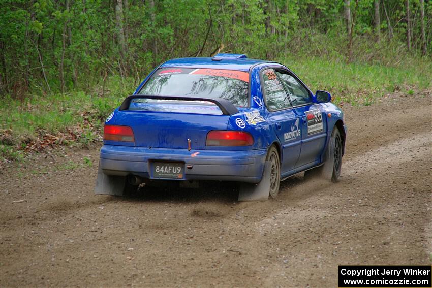 Connor Himes / Elliot Prusi Subaru Impreza on SS2, Kabekona I.
