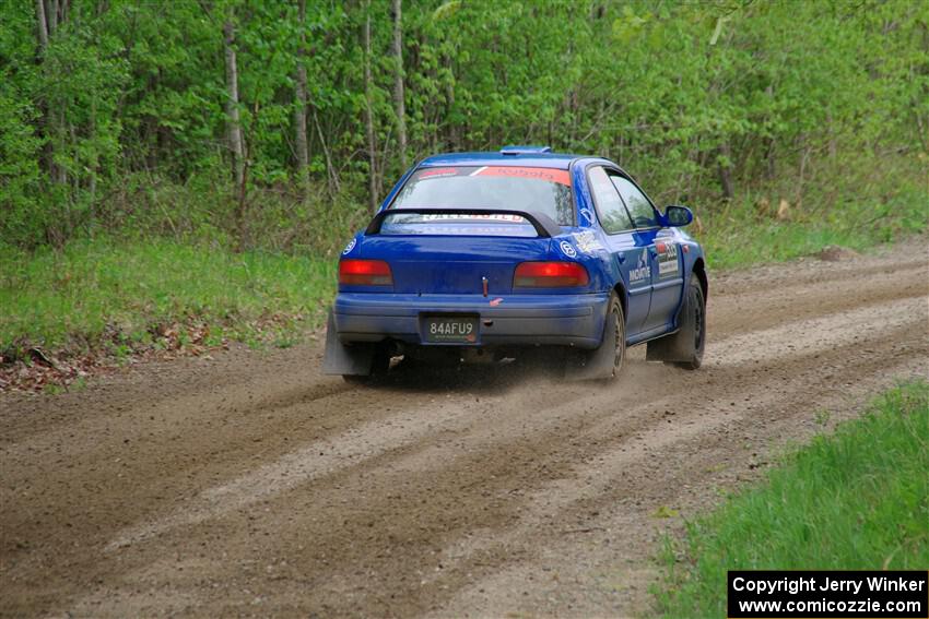 Connor Himes / Elliot Prusi Subaru Impreza on SS2, Kabekona I.