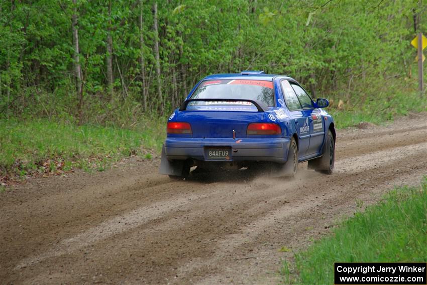 Connor Himes / Elliot Prusi Subaru Impreza on SS2, Kabekona I.