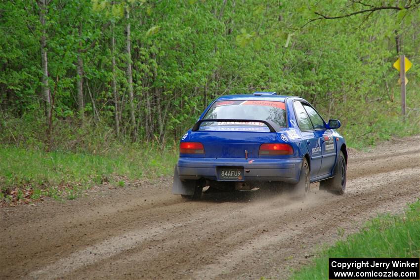 Connor Himes / Elliot Prusi Subaru Impreza on SS2, Kabekona I.