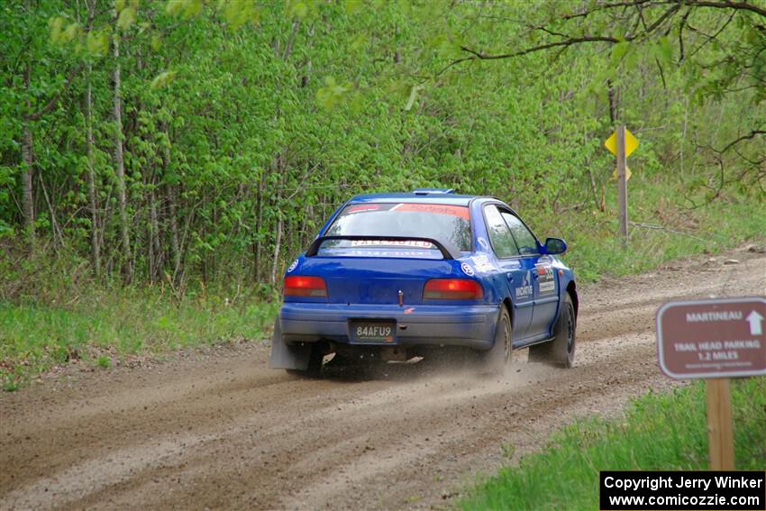 Connor Himes / Elliot Prusi Subaru Impreza on SS2, Kabekona I.