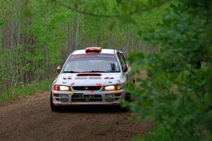 Richard Donovan / Andrew Rausch Subaru Impreza on SS2, Kabekona I.
